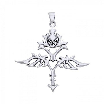 Viking Urnes Winged Beast Sterling Silver Pendant Jewelry TPD1212 - Jewelry